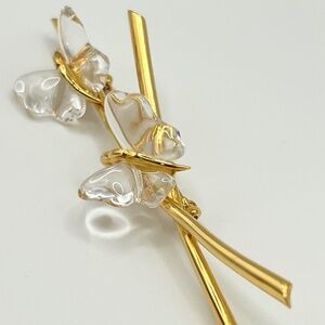 Lalique Butterfly Pin